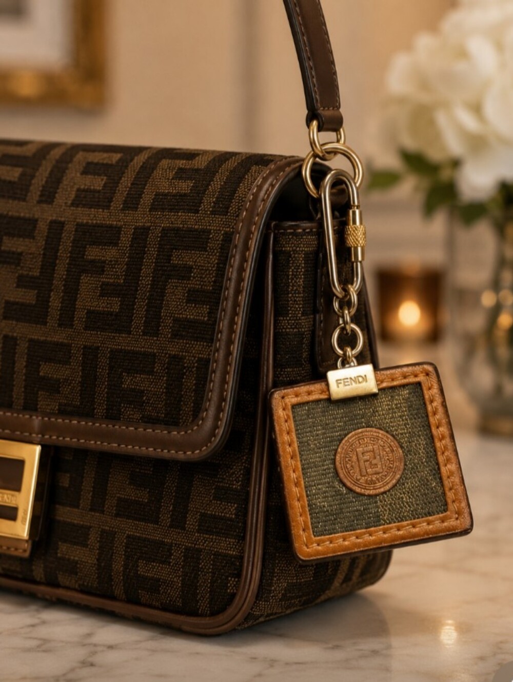 Authentic Fendi Vintage Keychain